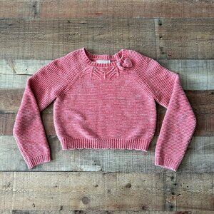 Tommy Bahama Girls' Pink Knit Sweater -M (7/8)